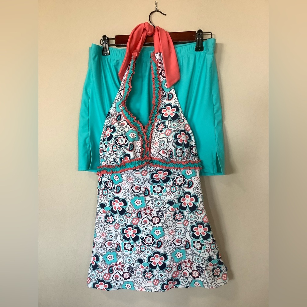 DM Fashions 3-piece tankini set